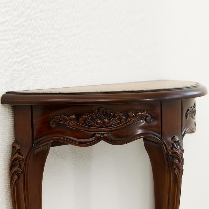 コンソール 黄金比家具 ゴールデン 天然木 アンティーク調 サイド