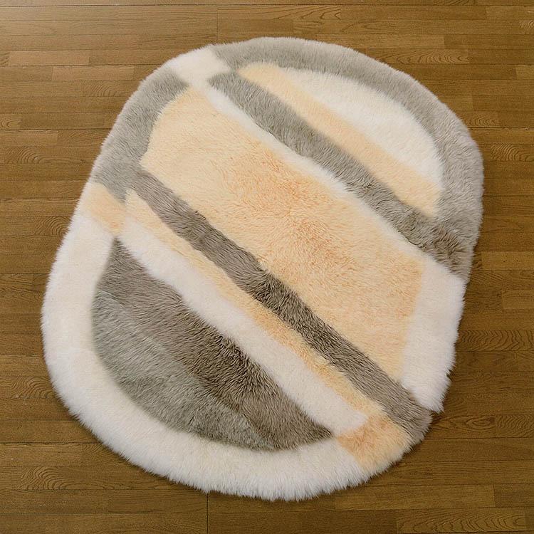 オーストラリア産羊毛皮 エクセレントムートン 200×250cm ムートンラグ