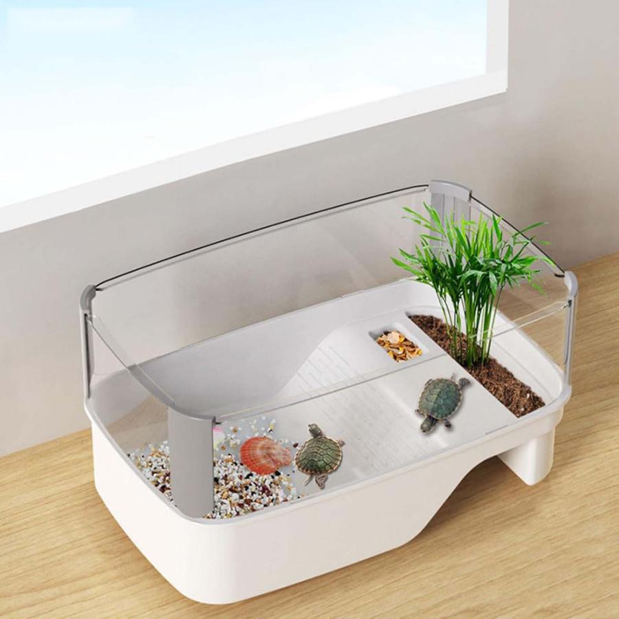 カメ生息地 亀の水槽 カメ用水槽 亀ケージ カメボックス リクガメ