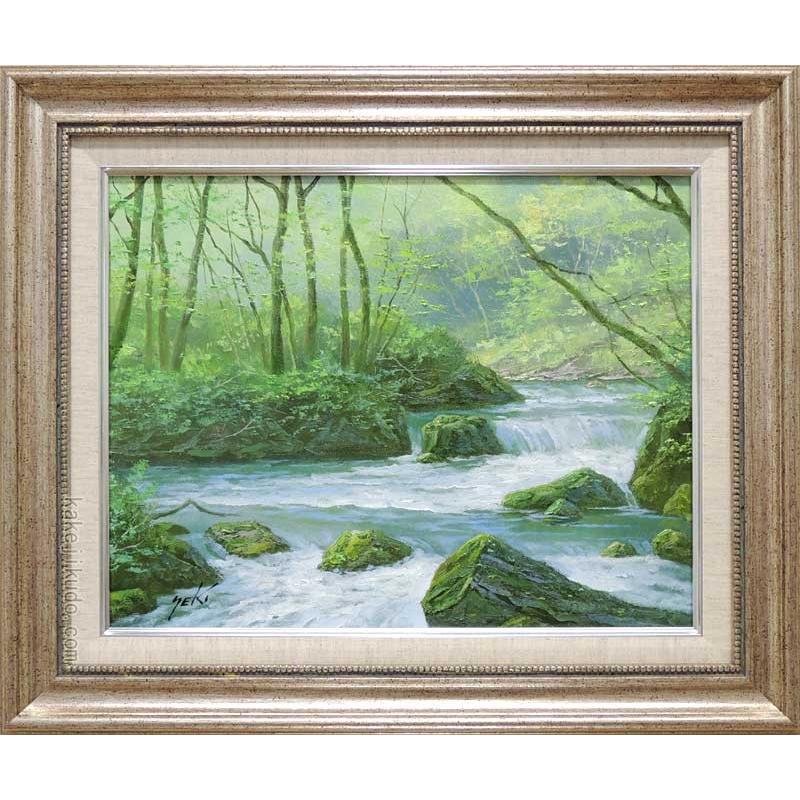 油彩 風景画 ガラスあり額縁 油彩 風景画 ガラスあり額縁 油彩 風景画