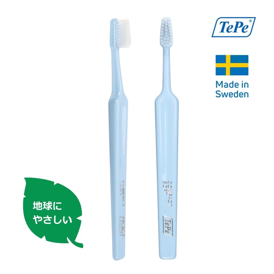 TePe テペ セレクトコンパクト 歯ブラシ ソフト ブリスターパック 1本