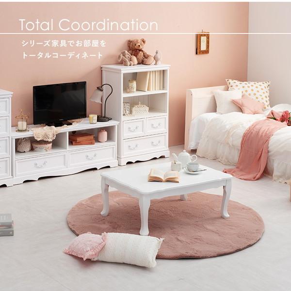 値下げ東海家具 リモージュ ナイトテーブル ホワイト 猫脚 クラシカル