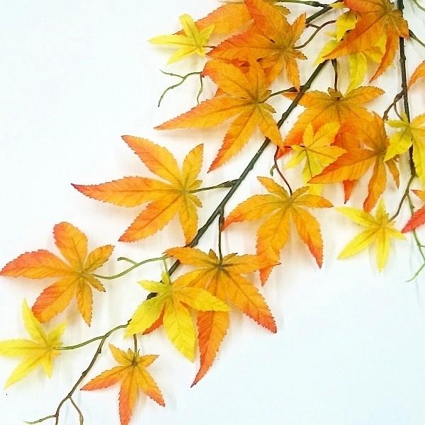 モミジ造花・もみじ・紅葉枝（造花・アートフラワー）V23119