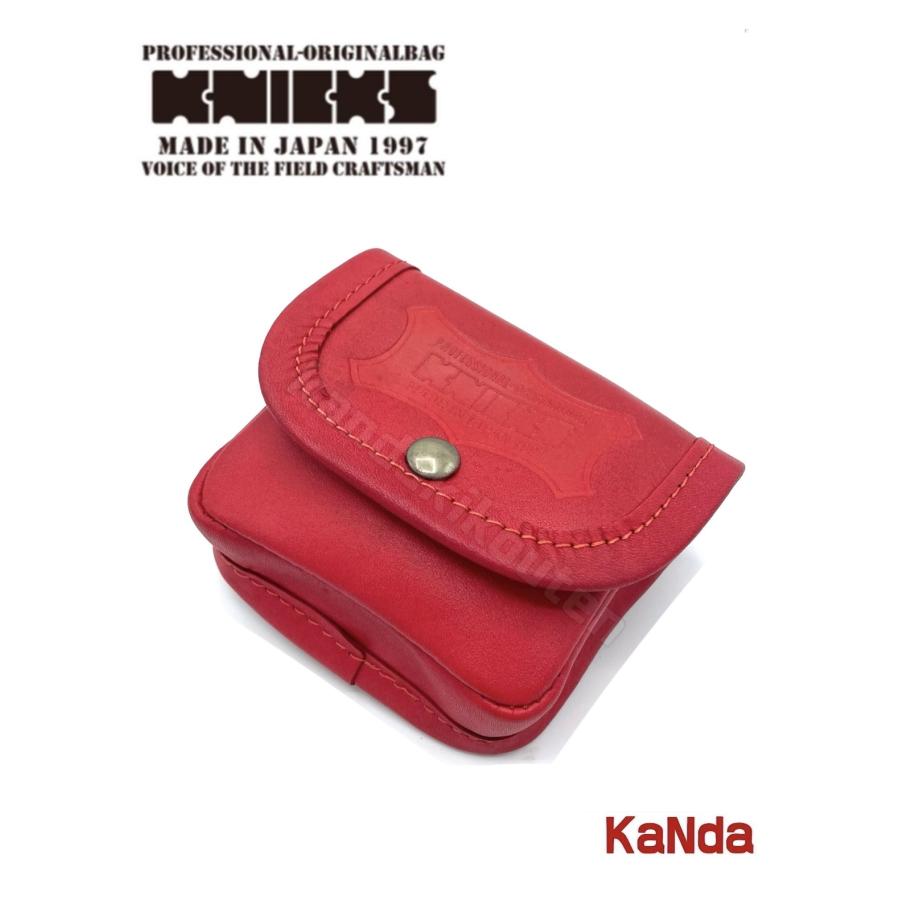 KNICKS（ニックス） KNS-100BOX 【レッド】 公認カスタム ヌメ革小物