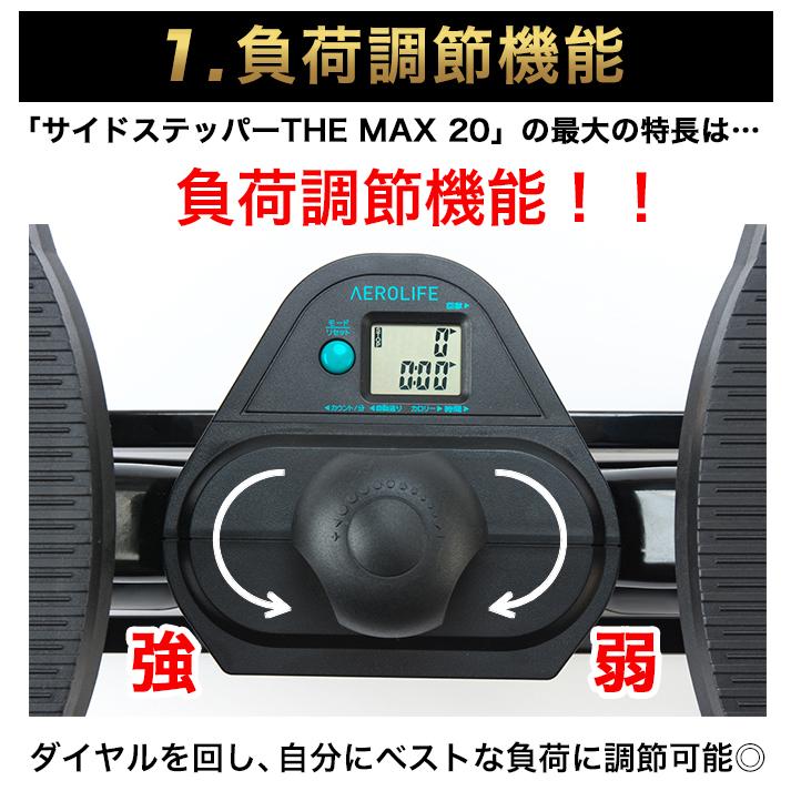 AEROLIFE（エアロライフ） ステッパー 負荷調節 サイドステッパー THE