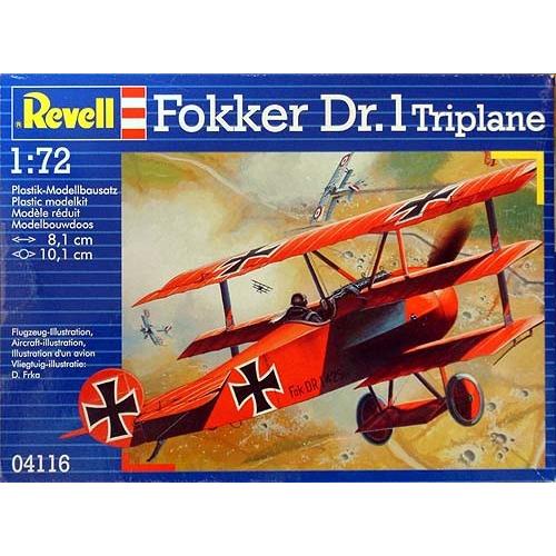 Revell レベル 1/72 フォッカー Dr.1 レッドバロン プラモデル RV04116