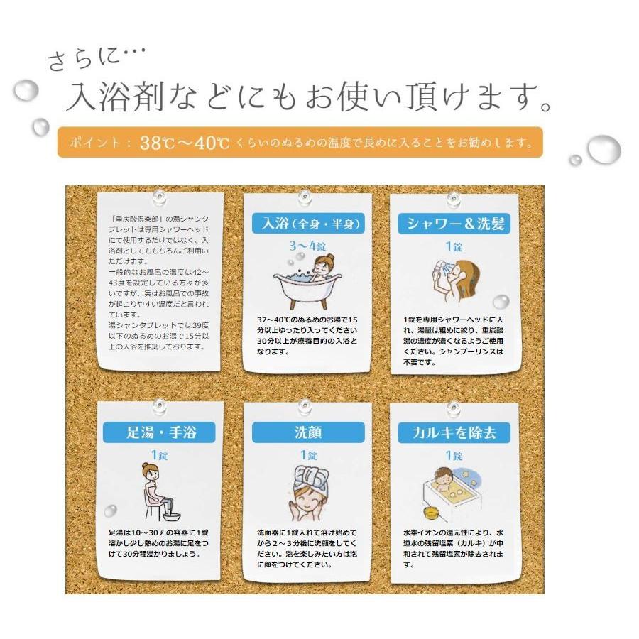 湯シャンタブレット シャワーヘッド+タブレット10錠入り ノー