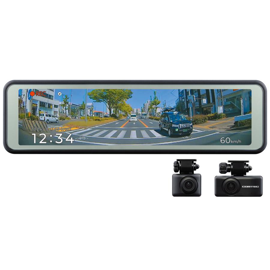 COMTEC AZDR48/ZDR048レビュー。ミラー型ドラレコ初体験。「慣れ」は