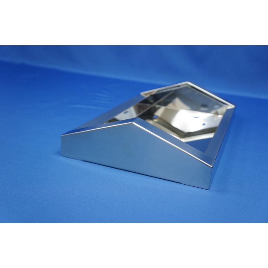 ジェットイノウエ とんがりナンバー枠大型用 ステンレスナンバー