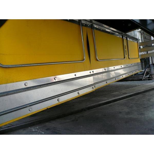 大型用2340mm 3分割 EVAレッド 3mm 泥除け ウロコステンセット