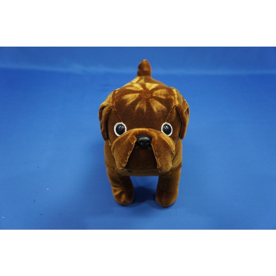 金華山 ブルドッグ ぬいぐるみ モケットフラワーモケットフラワー