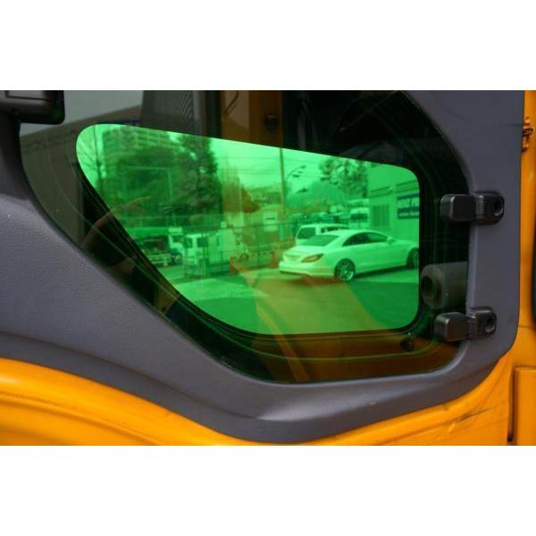 17レンジャー用 安全窓内窓用グリーン 透明 : トラックショップケンズ