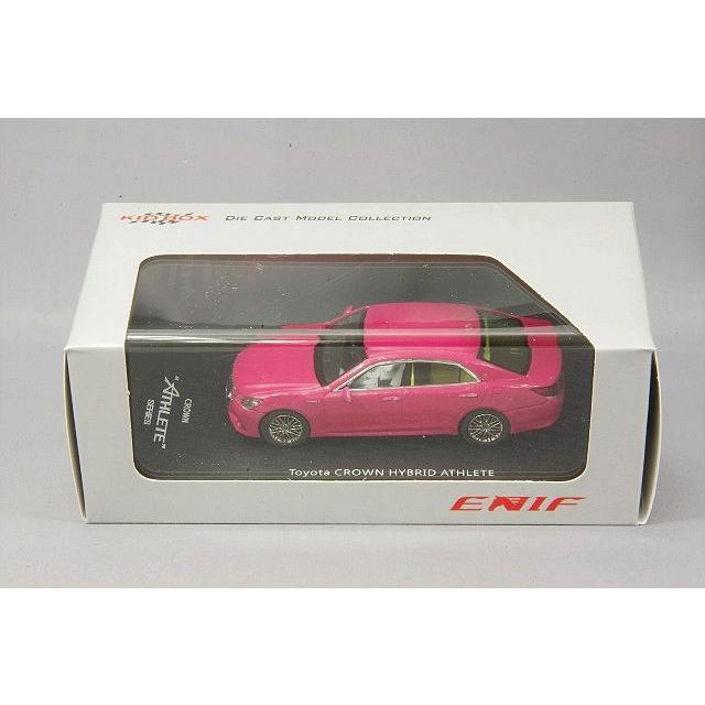 ミニカー/完成品 ENIF 1/64 トヨタ クラウン アスリート G 2014 ピンク