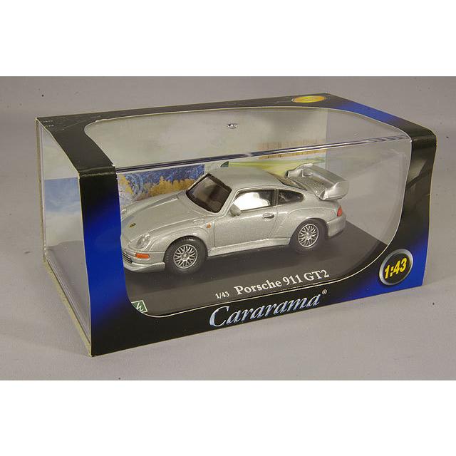 ミニカー/完成品 ホンウェル Cararama 1/43 ポルシェ 911 GT2 シルバー