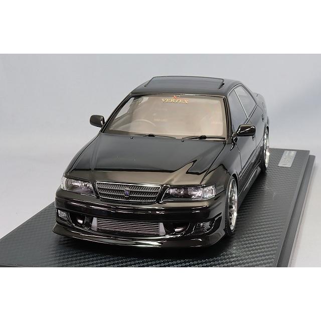 イグニッションモデル 1/18 VERTEX JZX100 チェイサー ブラック/WORK