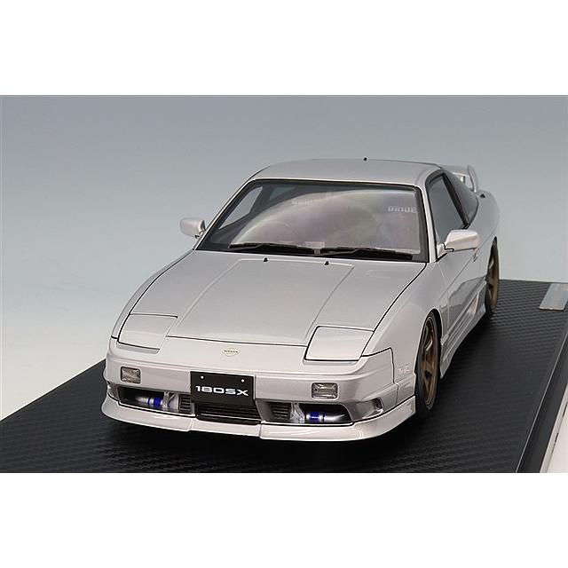 イグニッションモデル 1/18 日産 180SX タイプX (RPS13) シルバー/TE37