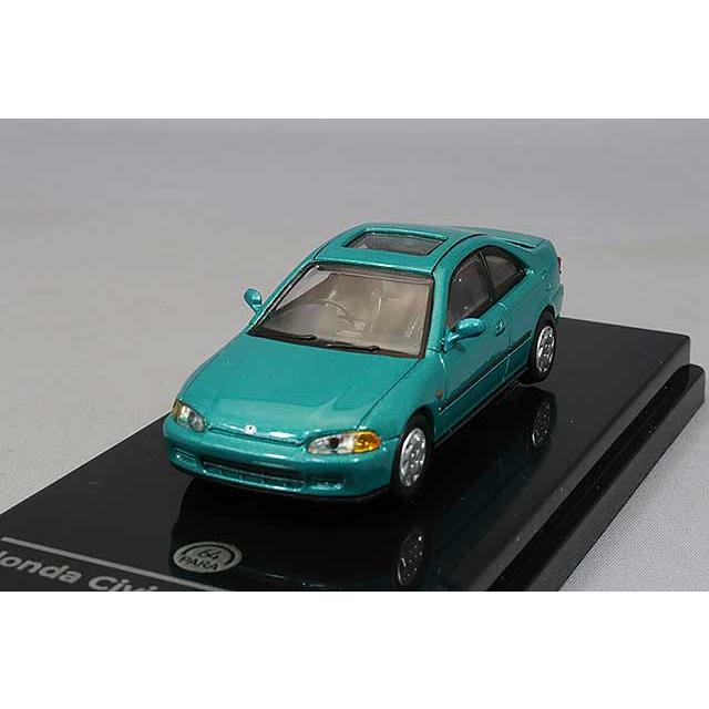 PARA64 1/64 ホンダ シビック クーペ EJ1 1995 アズテックグリーン 右