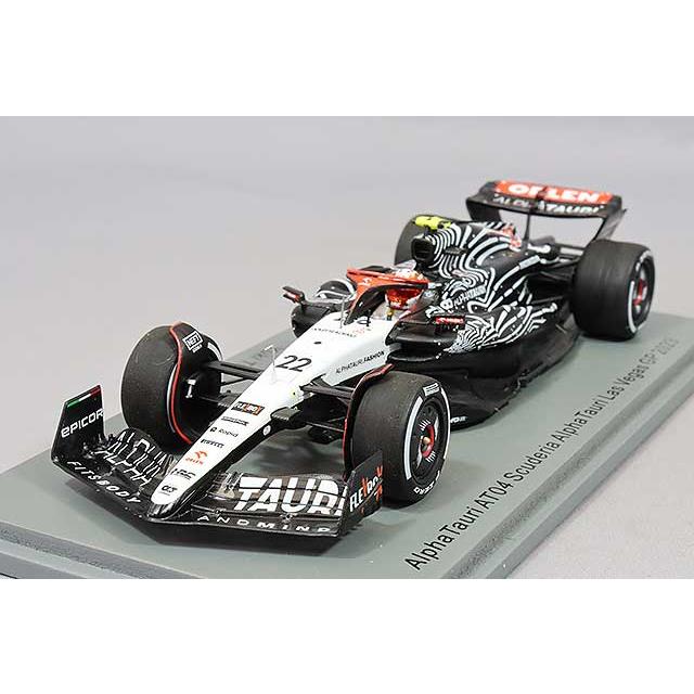 スパーク 1/43 アルファタウリ AT04 2023 F1 ラスベガスGP #22 角田裕