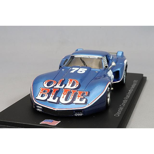 スパーク 1/43 シボレー コルベット グリーンウッド 1975 ロード