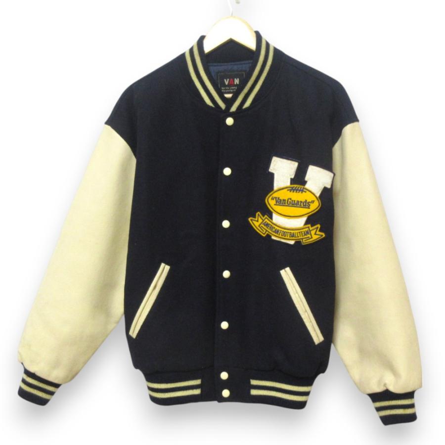 VAN JAC ヴァンヂャケット ヴィンテージ ウールブレンド ロゴワッペン