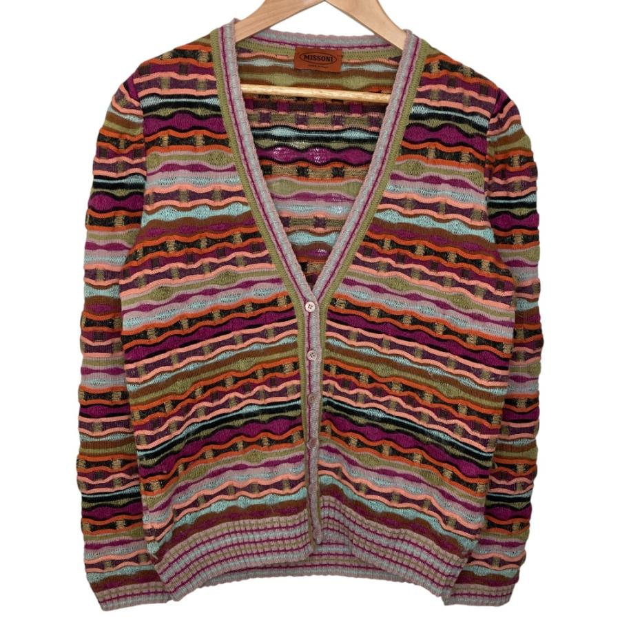 MISSONI（ミッソーニ） 美品 ニットカーディガン サイズ42 マルチ