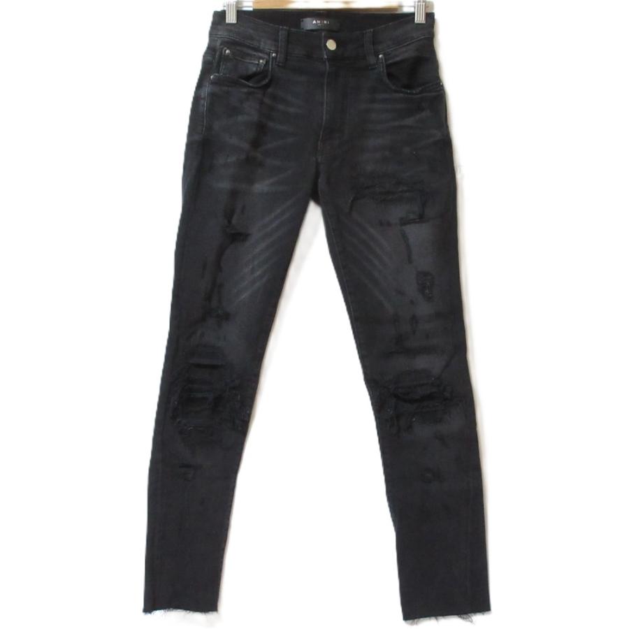 AMIRI（アミリ） 美品 ダメージ加工 カットオフ ジップフライ デニム