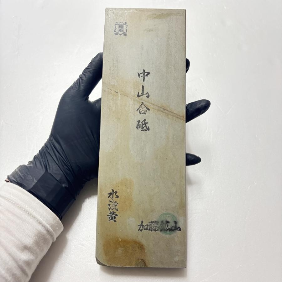 1000g 水浅黄 中山合砥 正本山 京都 天然砥石 : 京都の砥石屋 - 通販