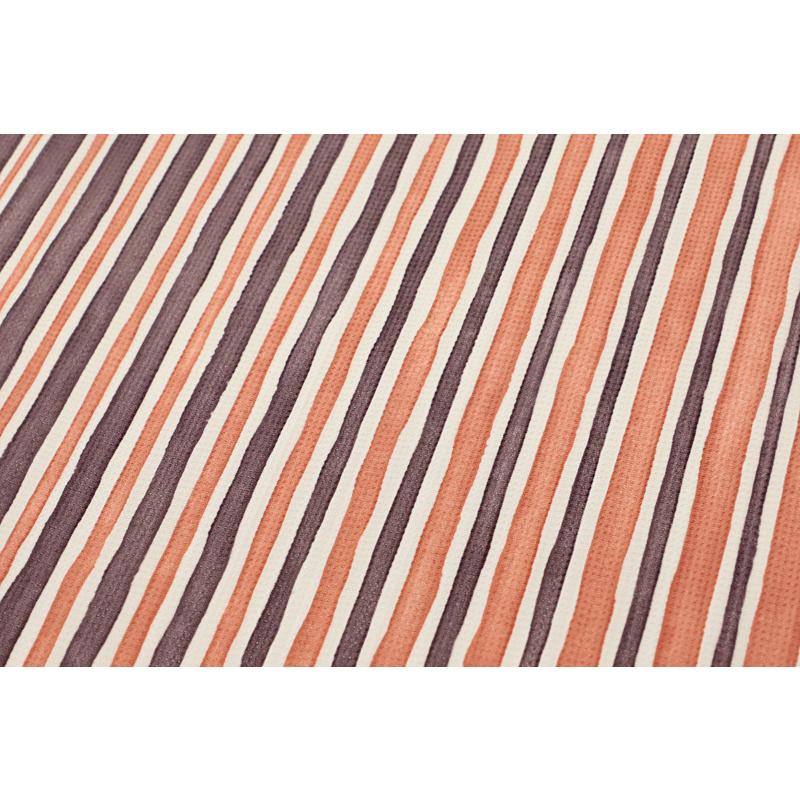 小紋 反物 丹後ちりめん 正絹 白地 生成り 茶 こげ茶 橙 赤茶 縞 立涌