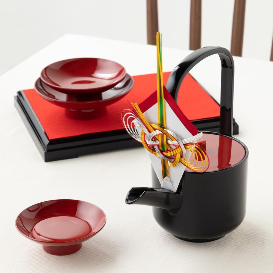 屠蘇器 お屠蘇 揃 盃 銚子 飾り台 お屠蘇飾り 銚子飾り セット 山中