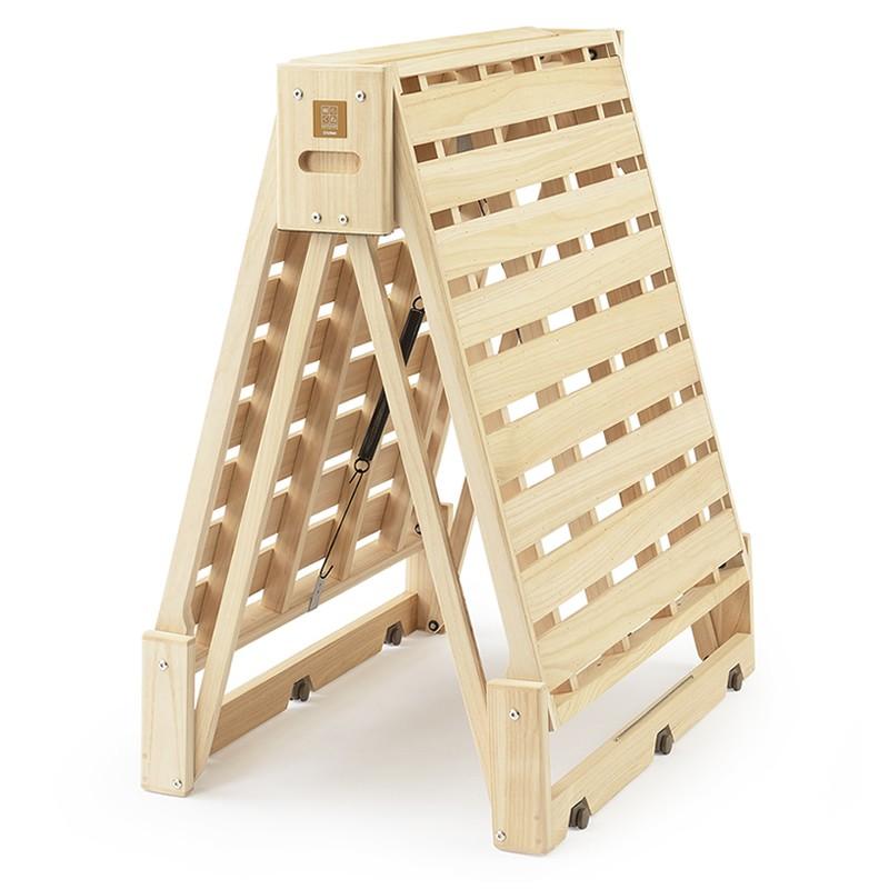 桐らくね プレミアム24 【日本製】 総桐製 すのこ折りたたみベッド