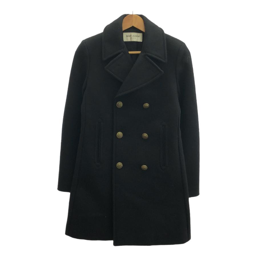 SAINT LAURENT PARIS / サンローランパリ | ウール 金釦 ダブル P
