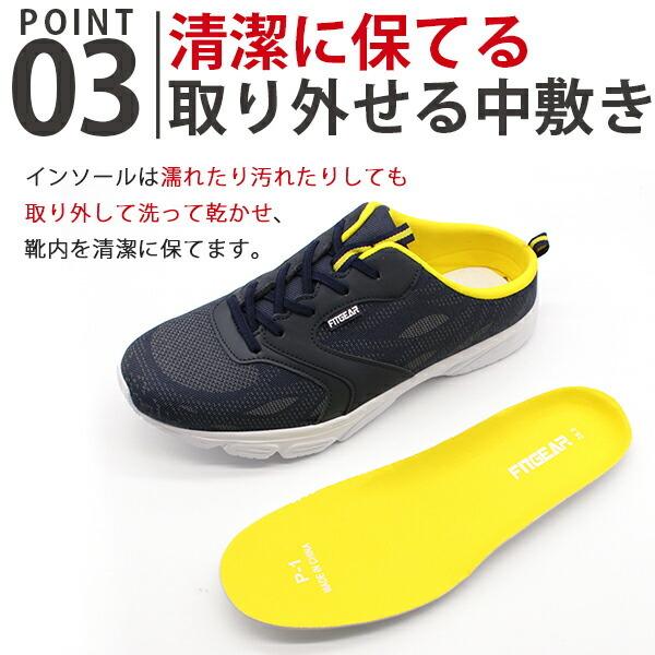 スニーカー メンズ 靴 サンダル 黒 ブラック ネイビー 軽量 軽い サボ