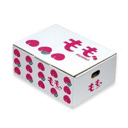 ヤマニパッケージ 桃箱 L-2492 イラスト もも 270×200×110mm 1ケース80