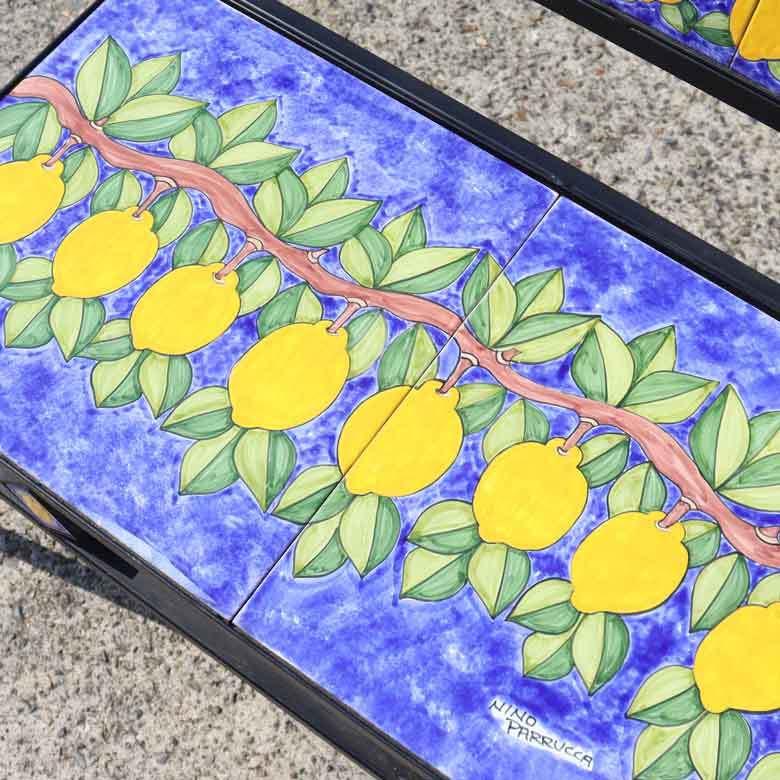 イタリア ベンチ レモン アイアン NINO PARRUCA ガーデンベンチ