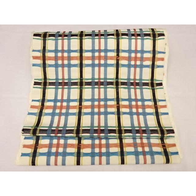 名古屋帯 生地 反物 吉野間道帯 手織り 隼人紬工房作 彌太郎