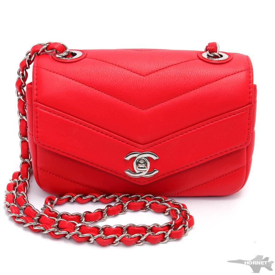 V Stitch CHANEL シャネル シェブロン Vステッチ チェーンショルダー