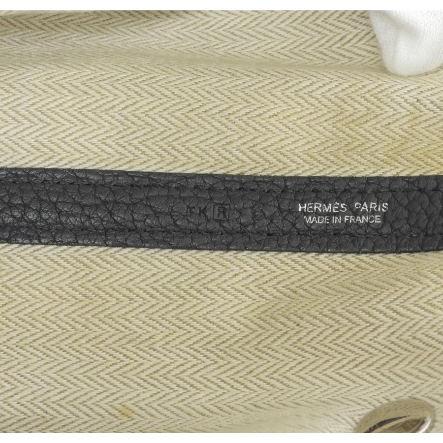 ガーデンパーティー エルメス ガーデンパーティPM ネゴンダ 灰 トート