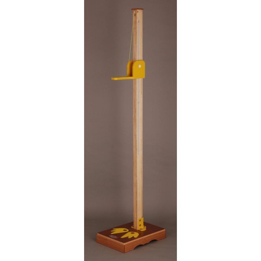 ツツミ HC-A アヒル 園児用分銅式木製身長計1.6m TTM（個人宅宛、沖縄