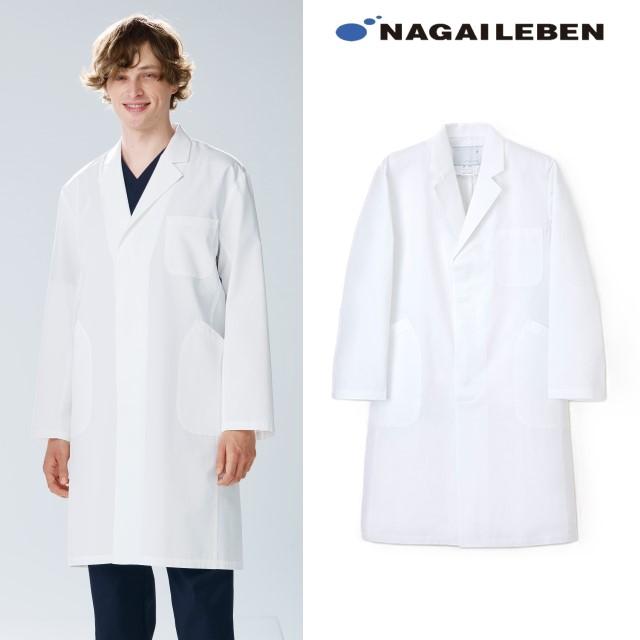 ナガイレーベン（NAGAILEBEN） EM3015 白衣 診察衣 シングルボタン