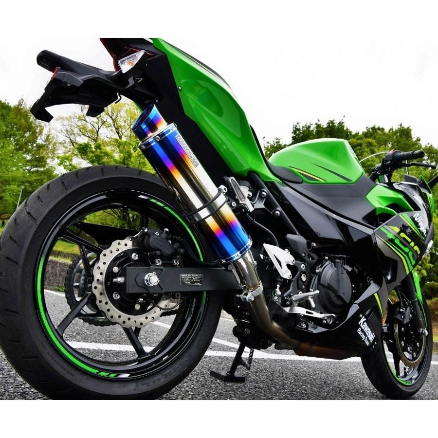 Ninja400（ニンジャ400）18年 R-EVO2 スリップオンマフラー ヒート