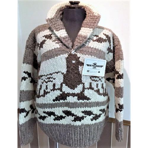 ハンドメイドカウチンセーター ワシ柄・フライヤーフックス社製 : 株式