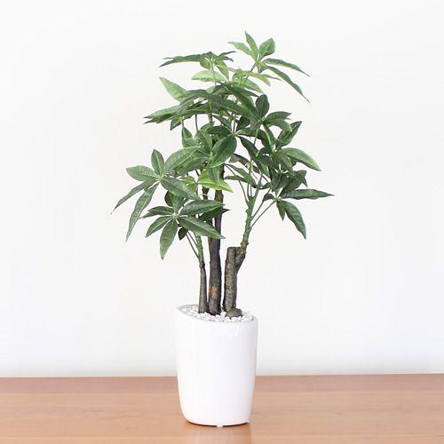 人工観葉植物 フェイクグリーン パキラ 高さ50cm 消臭抗菌加工 造花