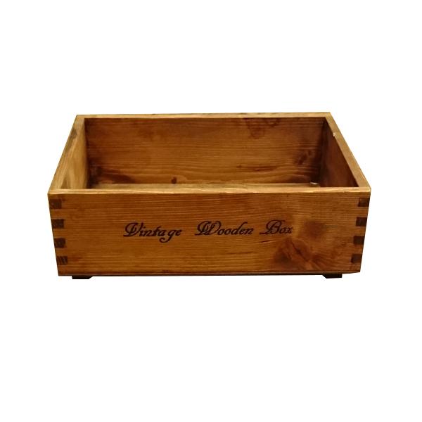 収納ボックス ウッドボックス / 積み重ねできるフリーボックス 小