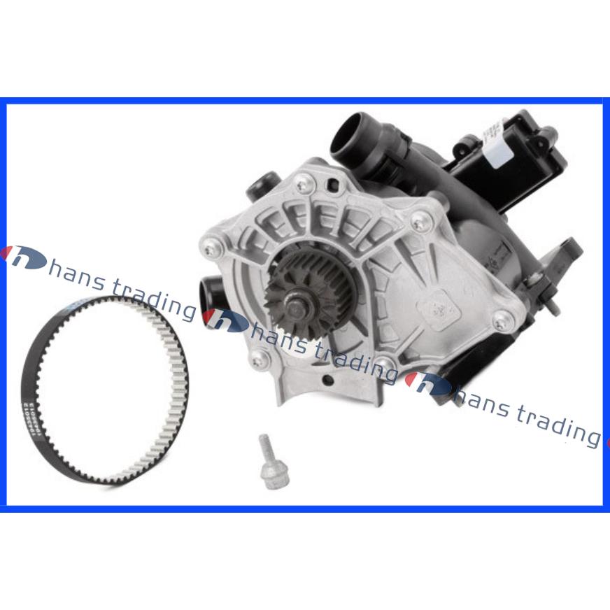 VW アウディ ウォーターポンプ サーモスタット付 ベルト付 INA製