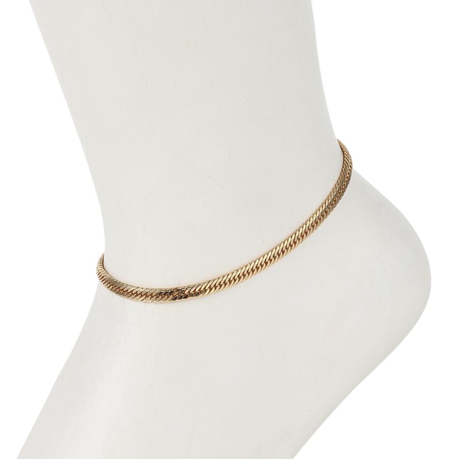 18金 喜平アンクレット Mカット トリプル 11g 23cm チェーン 造幣局