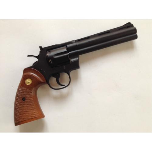 タナカワークス コルトパイソン R-model HW ブラック 6インチ ガスガン