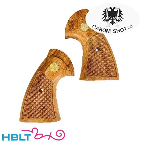 キャロムショット 木製グリップ タナカ コルトパイソン 用 紫檀
