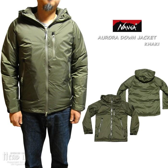 NANGA（ナンガ） オーロラダウンジャケット カーキ : HEAD LOCK - 通販