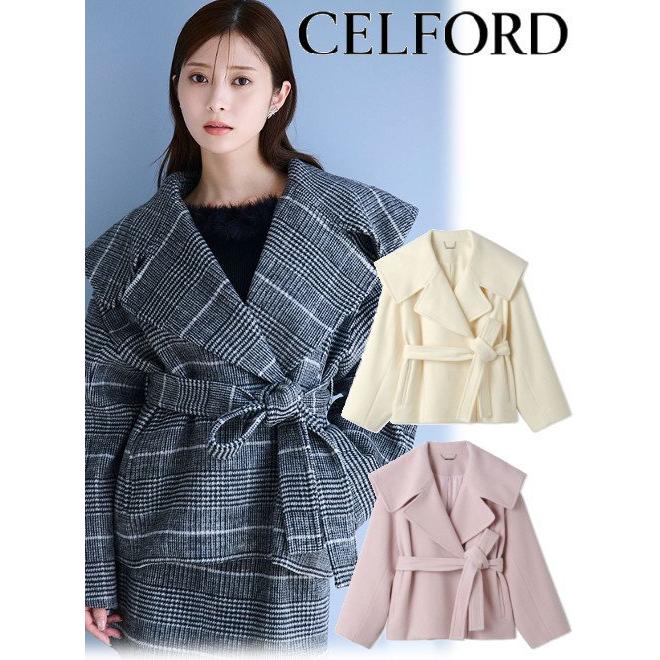 CELFORD（セルフォード） (12%OFF) ビックカラーショートコート 24秋冬