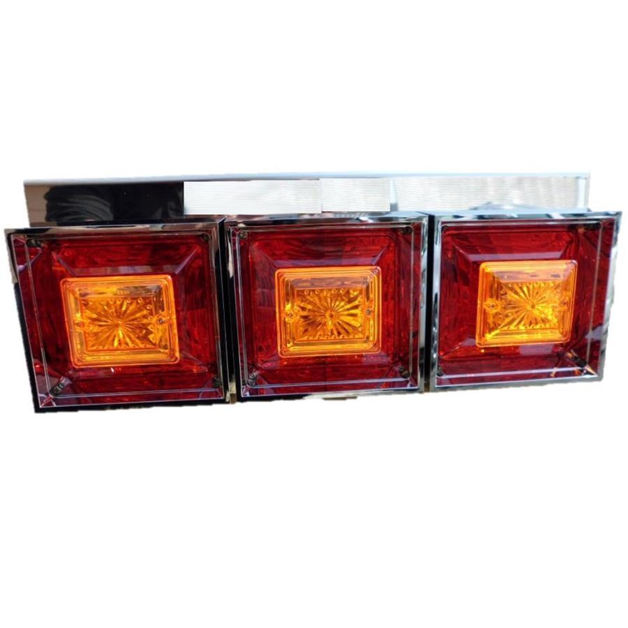 ジェットイノウエ 2トン用3連角型テール 左右セット 525801 : 常陸美